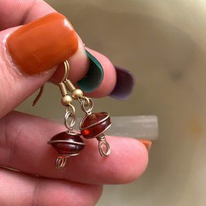 Dragon glass earrings